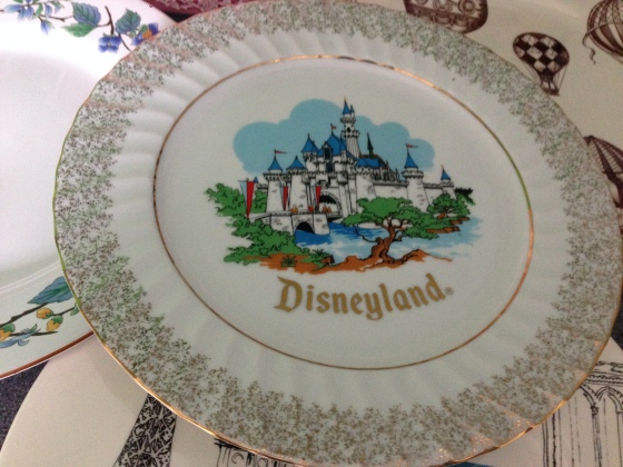 I think this Disney plate is display only - it came with string strung through the back and I'm not meant to eat from it (something to do with lead paint) but I do anyway...